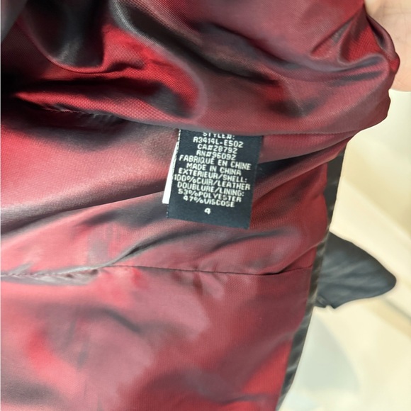 Renuar Quilted Black Leather Jacket - Picture 7 of 7